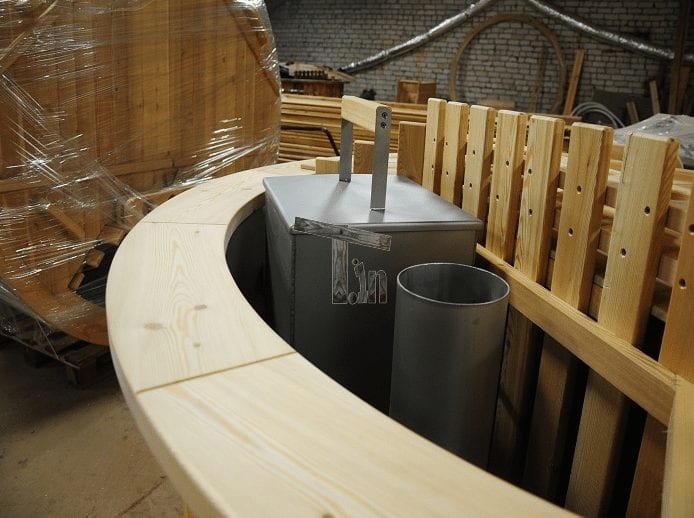 Installation Of Wood Burner In Hot Tub Timberin 3