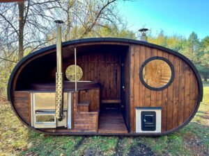 Outdoor sauna hot tub combo (3)