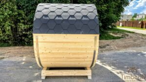 Outdoor barrel sauna mini small 2 4 persons (5)