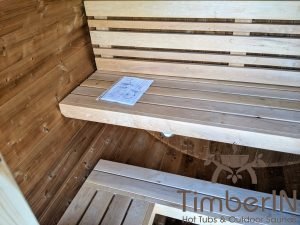 Outdoor barrel sauna mini small 2 4 persons thermo wood (43)