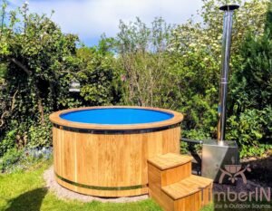 6 – 8 person outdoor hot tub with external heater