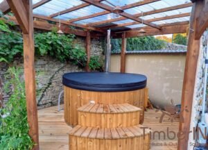 SMART Pellet or Wood Fired Burning hot tub WPC – Thermowood