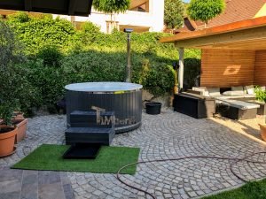 Outdoor Whirlpool Hot Tub With Smart Pellet Stove (3)