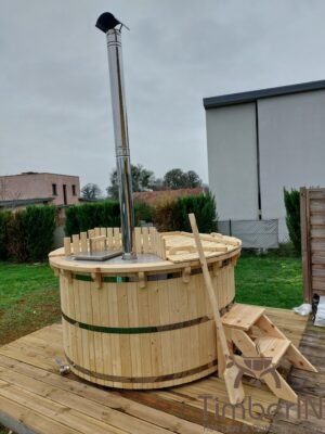 Wooden hot tub spruce – larch (1)