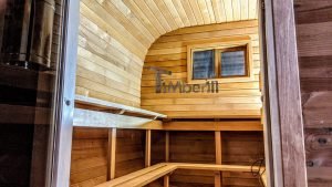 Rectangular Barrel Wooden Outdoor Sauna (22)