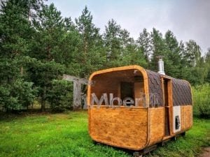 Rectangular Wooden Outdoor Sauna 17