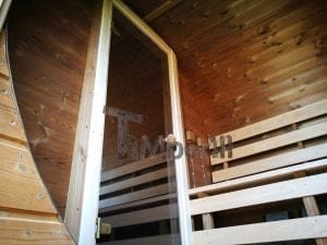 Mobile Outdoor Sauna With Dressing Room Harvia Wood Burner (16)
