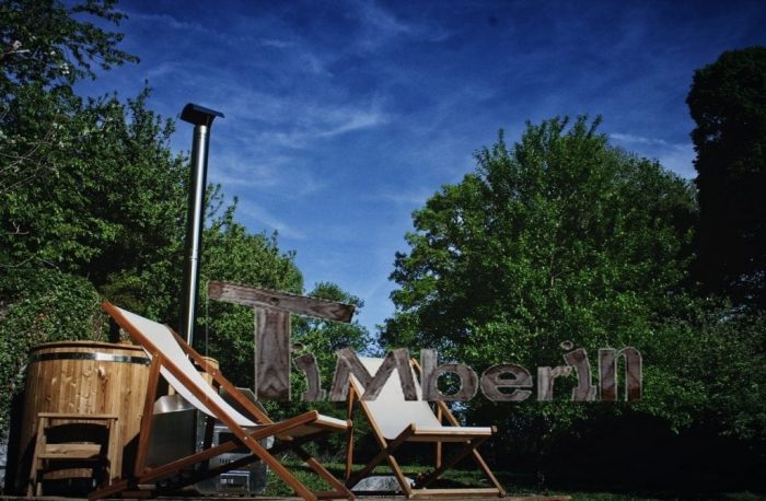 Wooden outdoor in thermowood deluxe, Charley, Sardent, France