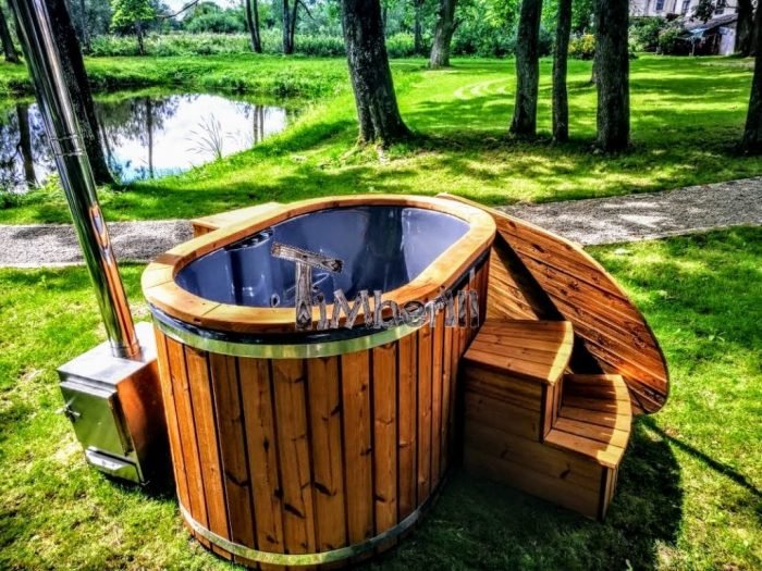 2 person wooden hot tub