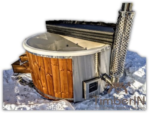 Wood Fired Hot Tub with Jets