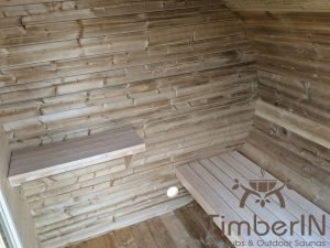 Outdoor hobbit style wooden sauna (33)