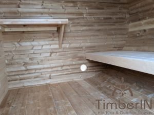 Outdoor hobbit style wooden sauna (34)